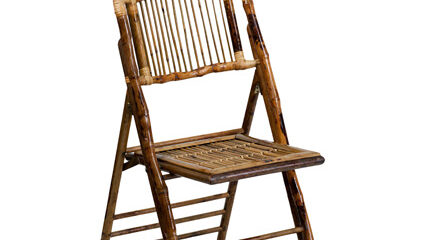 Bamboo Folding Chair - AC Party Rentals