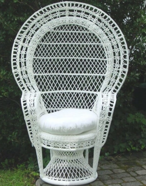 Wick Wicker Baby Shower Chair - AC Party Rental - 6093831970